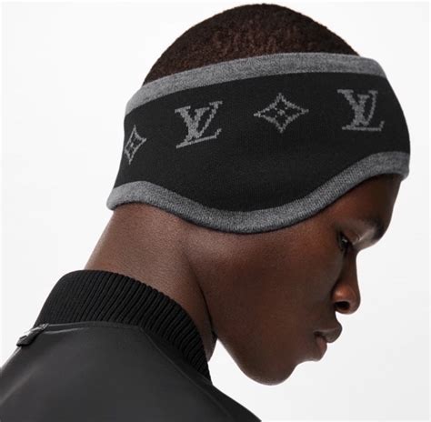 louis vuitton ski headband.